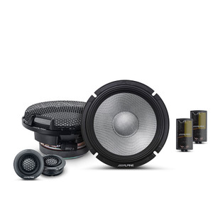 Alpine X-180S X-Premium Sound 7″ Component Speakers - www