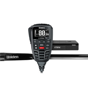 Uniden XTRAK80 PRO 4X4 Smart UHF Radio with Large OLED Display and Location Sharing