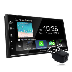 Kenwood DMX7522DABS Digital Media Receiver - 6.8" WVGA Display with Wireless Apple Carplay Android Auto and reverse Camera