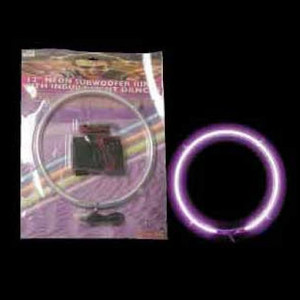 Aerpro LU123P 310mm Neon Ring with Connector (Purple)