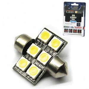 Aerpro SMD96B 6x SMD LED 31mm Festoon (Blue)