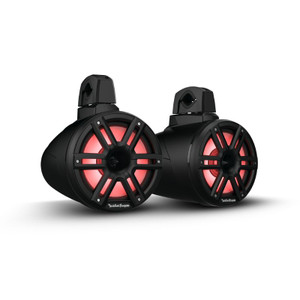 Rockford Fosgate M2WL-8HB M2 8” Color Optix™ 2-Way Horn Loaded Wake Tower Speakers (pr) - Black
