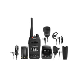 Uniden XTRAK 50 Pro UHF Handheld Radio – 5W Power, Bluetooth Enabled, Waterproof, with Instant Replay and 17 km Range