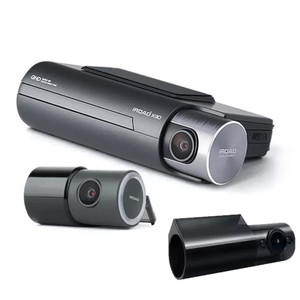 IROAD X30 3-channel dash camera with front, rear and interior IR cameras