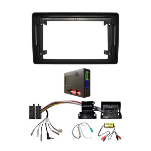 CAC F9AD3 9 Inch Fascia Kit Compatible with Audi A4 2001-2008 Dash 1 2 3