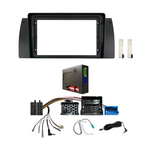 CAC F9BM4K2 9 Inch Fascia Kit Compatible with BMW E39 E53 With Factory Amplifier