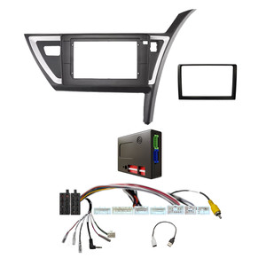 CAC FXTY27K1 9 Inch Fascia Kit Compatible with Toyota Corolla 2012-2015 Hatch