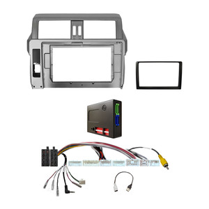 CAC FXTY57K1 9 Inch Fascia Kit Compatible with Toyota Prado 2014-2017 Dash 1