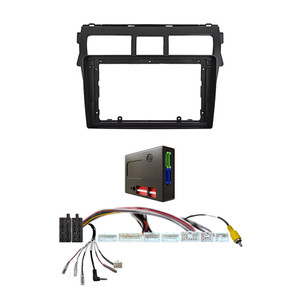 CAC F9TY74K2 9 Inch Fascia Kit Compatible with Toyota Yaris 2005-2011 Dash 2 Dash 3 With SWC