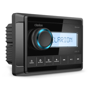 Clarion CMM-20 Marine Source Unit with LCD Display – Dual-Zone Bluetooth Marine Stereo