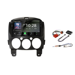 Kenwood 9 Inch Apple Carplay & Android Compatible with Mazda 2 2007-2014