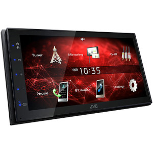 JVC KW-X850BTS 2-Din Car Stereo Receiver Bluetooth/USB/XM Ready/Alexa+AUX  Cable - Rockville Audio