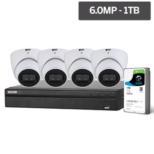 Watchguard NVRKIT-C461F Compact Series 4 Camera 6.0MP IP Surveillance Kit (Fixed, 1TB)