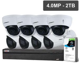 Watchguard NVRKIT-C842F Compact Series 8 Camera 4.0MP IP Surveillance Kit (Fixed, 2TB)