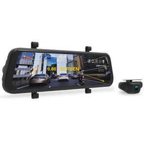 Dashmate MCPK-962DVR 9.66” Touch Screen Mirror with built in Dash camera