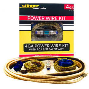 Stinger Australia STK4 4GA Amplifier Wiring Kit