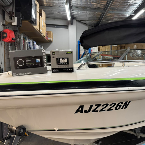 Boat Stereo Installation Sydney | Fusion Apollo and Kicker KM