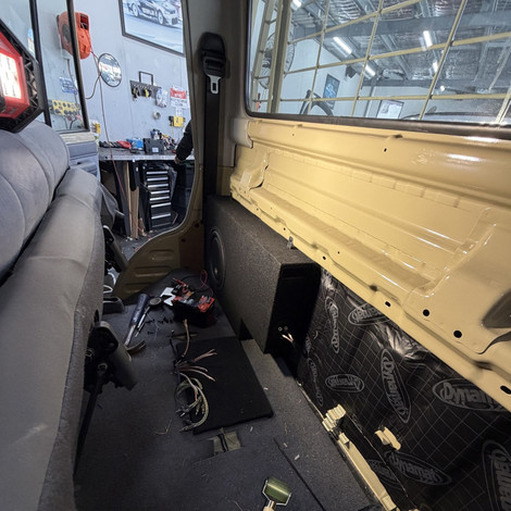 Toyota LandCruiser 79 Series Sound System Upgrade | Alpine Speakers, Sound Deadening & Custom Subwoofer Installation Sydney