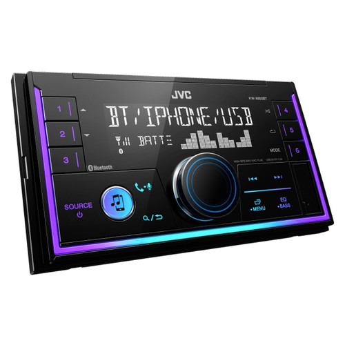 JVC KW-X850BT Double DIN USB Bluetooth Receiver Head Unit