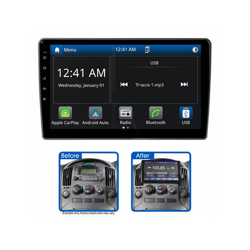 Aerpro AMHY7 Carplay Android Auto replacement system to suit Hyundai Iload Imax (08-10)