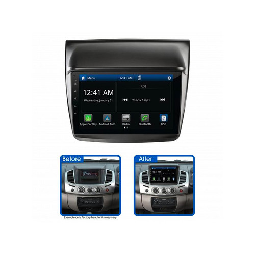 Aerpro AMMB3 Carplay Android Auto replacement system to suit Mitsubishi Triton GLXR (12-14) Challenger (12-13)