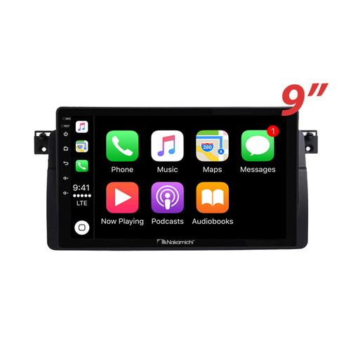 Nakamichi Wireless Apple Carplay Android auto solution compatible with BMW 3 Series 1998-2005 E46