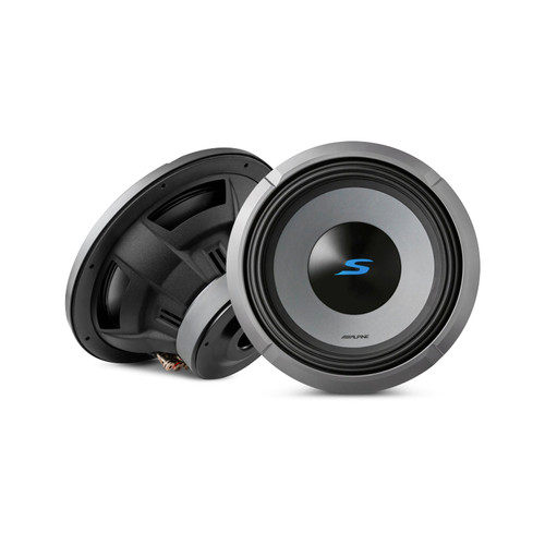 Alpine S2W10D4 10 inch Type S Series Subwoofer Dual 4 ohm