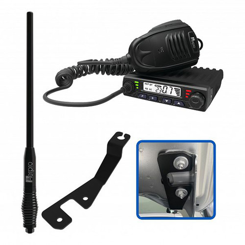 Aerpro APFOCBE2 Compact 5W UHF CB kit designed for Ford Ranger 2022-On