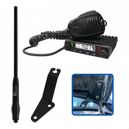 Aerpro APTYCBE4 Compact 5W UHF CB Kit designed for Toyota Prado 2009-2017