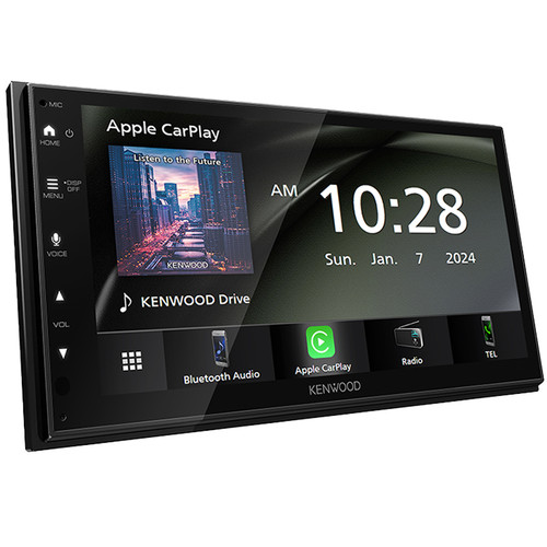 Kenwood DMX5023S 6.8 inch digital multimedia receiver with Apple CarPlay and Android Auto
