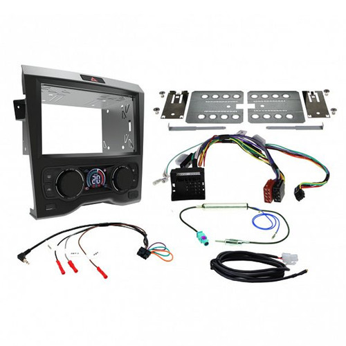 Aerpro FP9355BK Installation kit compatible with Holden Commodore VE Series 1 Single zone Climate control black