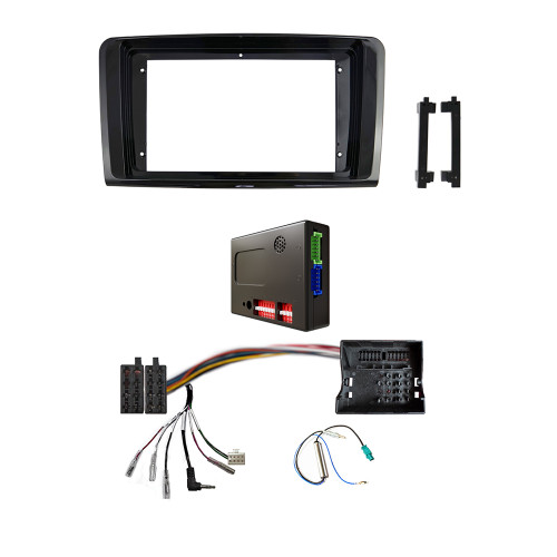 CAC F9MB7K1 9 Inch Fascia Kit Compatible with Mercedes ML GL 2005-2011 Dash 1