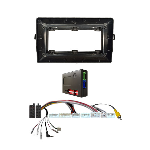 CAC F9TY24K2 9 Inch Fascia Kit Compatible with Toyota Corolla 2007-2011 Dash 1 Dash 2 With SWC