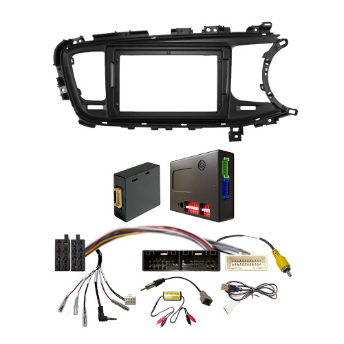 CAC F9KA7K2 9 Inch Fascia Kit Compatible with Kia Optima 2014-2015 Dash 2 Infinity Amplified 