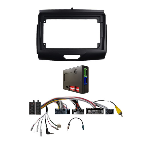 CAC F9FD23K1 9 Inch Fascia Kit Compatible with Ford Ranger 2015-2018 Dash 3 2018-2021 Dash 3