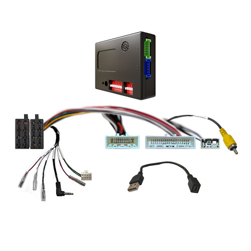 CAC HNS4K harness Compatible with Nissan Includes SWC, Factory 360 Camera Retention, USB, Antenna