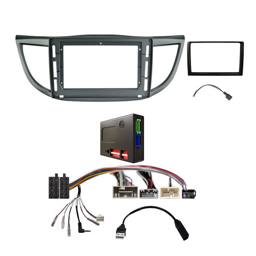 CAC FXHD7K1 9 Inch Fascia Kit Compatible with Honda CRV 2012-2017 Dash 1 