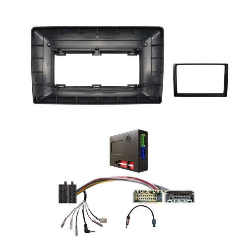 CAC FXJP8K 9 Inch Fascia Kit Compatible with Jeep Wrangler Cherokee Commander Chrysler Dodge