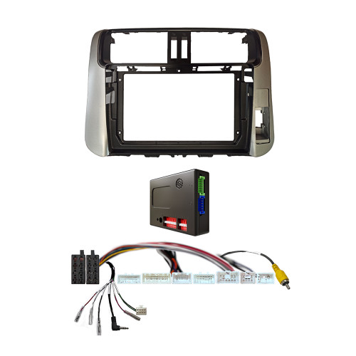 CAC F9TY56K1 9 Inch Fascia Kit Compatible with Toyota Prado 2009-2013 Dash 1 Dash 2