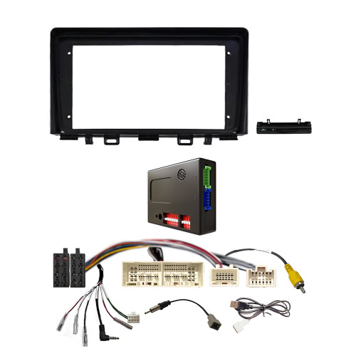 CAC F9KA24K1 9 Inch Fascia Kit Compatible with Kia Rio 2017-2023 Dash 1 2