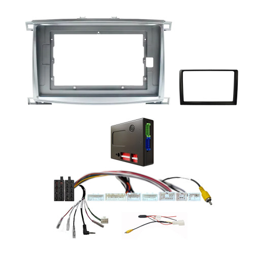 CAC FXTY49K11 9 Inch Fascia Kit Compatible with Toyota Landcruiser 1999-2006 Sahara