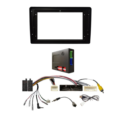 CAC F9KA2K 9 Inch Fascia Kit Compatible with Kia Carnival 2015-2020 Dash 4 5 Factory Standard or 360 Camera