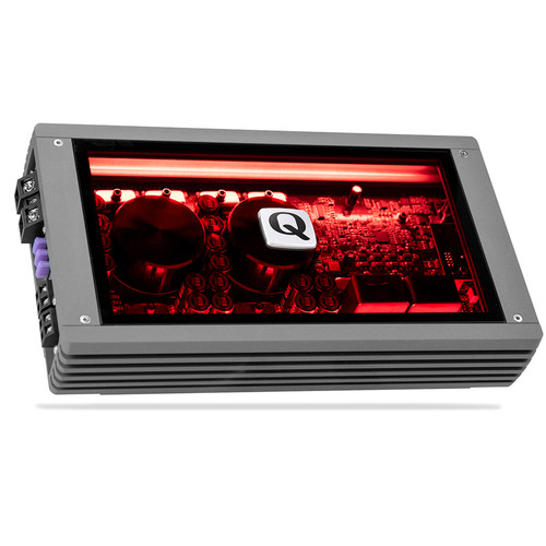 MB Quart MBQ-QA1-1500.1DSP Q Series 1500 Watt Monoblock Class D Subwoofer Amp Grey