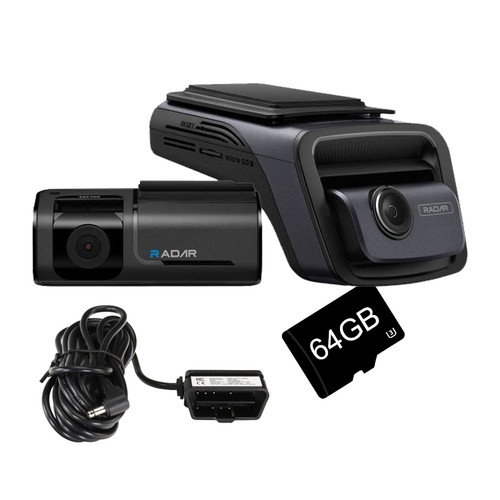 Thinkware U3000 4K + 2K 64GB Dual Dash camera with OBD power kit