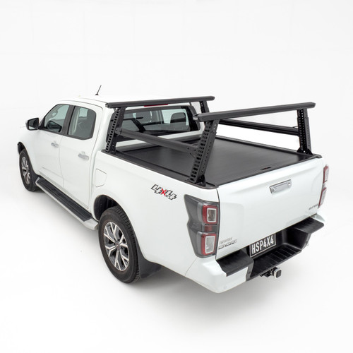 HSP Load Rack Pro Ladder Rack suits Isuzu D-Max Gen 2 MY2012-2020 Fits Dual Cab Tub - Full set (Front & Rear Legs + Joiner Bar)
