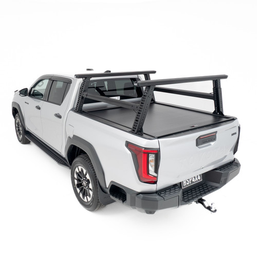 HSP Load Rack Pro Ladder Rack suits Toyota Hilux 2026+ SR Suits Roll R Cover S3.5 - Full set (Front & Rear Legs + Joiner Bar)