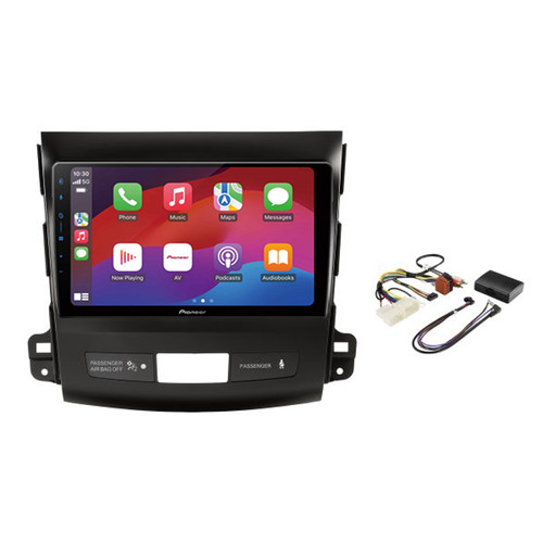 Pioneer 9 Inch Apple Carplay & Android Compatible with Mitsubishi & Peugeot 2007-2010