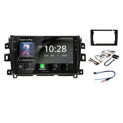 Kenwood 9 Inch Apple Carplay & Android Compatible with Nissan Navara 2019-2023 Inc Factory Nav & 360