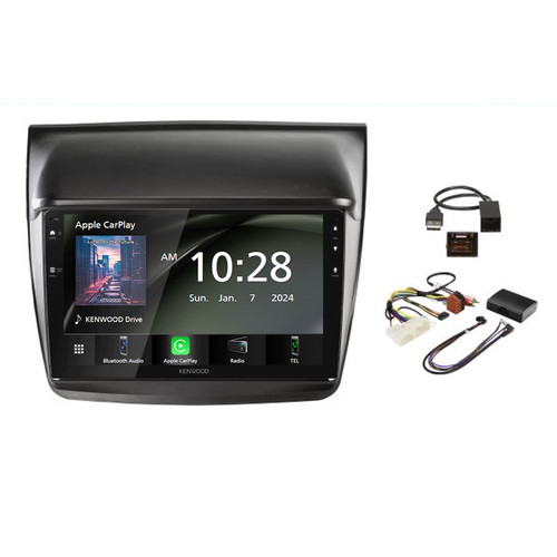 Kenwood 9 Inch Apple Carplay & Android Compatible with Mitsubishi Triton & Challenger 2013-2015