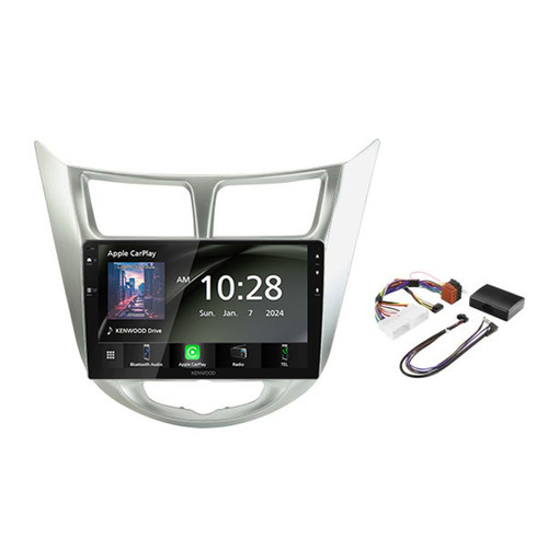 Kenwood 9 Inch Apple Carplay & Android Compatible with Hyundai Accent 2011-2015